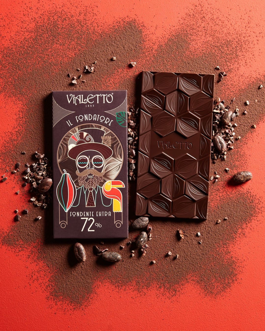 Tavoletta Il Fondatore Tavoletta Fondente cacao 72% - Vialetto